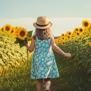 🌻ひまわりの咲く道で🌻